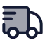 Deliverytruck icon with duotone standard style
