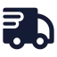 Deliverytruck icon with solid standard style