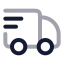 Deliverytruck icon with twotone rounded style