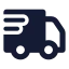 Deliverytruck icon with solid standard style