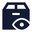 Deliveryview icon with solid sharp style