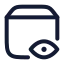 Deliveryview icon with stroke rounded style