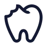 Dental Broken Tooth icon preview