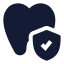 Dentalcare icon with solid sharp style