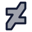Deviantart icon with duotone standard style