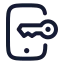 Deviceaccess icon with stroke rounded style