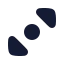 Diagonalscrollpoint icon with solid rounded style