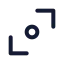 Diagonalscrollpoint icon with stroke standard style