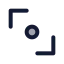 Diagonalscrollpoint icon with duotone standard style