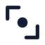 Diagonalscrollpoint icon with solid standard style