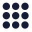 Dialpadcircle icon with solid standard style