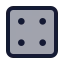 Dicefaces icon with duotone standard style