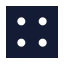 Dicefaces icon with solid sharp style