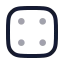 Dicefaces icon with twotone rounded style