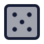 Dicefaces icon with duotone standard style