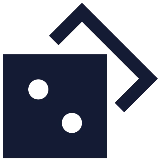 Dices Icon in Solid Sharp style