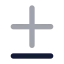 Diff icon with bulk rounded style