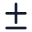Diff icon with solid rounded style