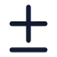 Diff icon with solid rounded style
