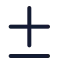 Diff icon with stroke rounded style