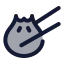 Dimsum icon with duotone standard style