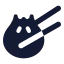 Dimsum icon with solid rounded style