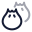 Dimsum icon with twotone rounded style