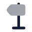 Directionleft icon with bulk rounded style