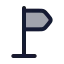 Directionright icon with duotone rounded style