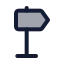 Directionright icon with duotone standard style