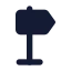 Directionright icon with solid standard style