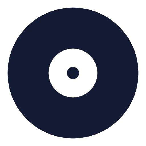 Disc 2 Icon in Solid Rounded style