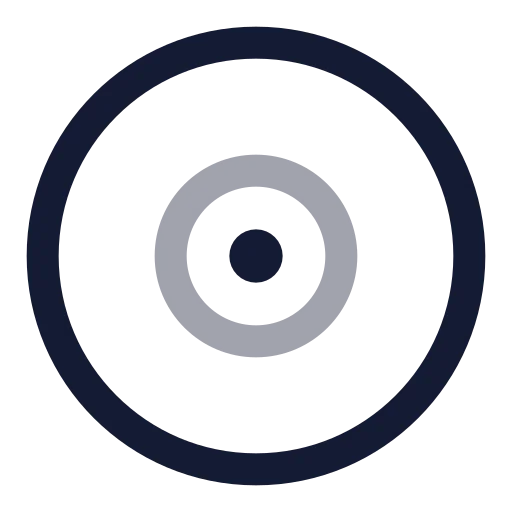 Disc 2 Icon in Twotone Rounded style