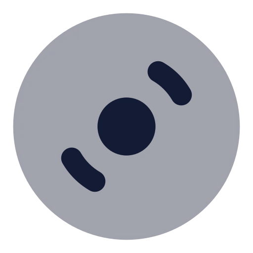 Disc 3 Icon in Bulk Rounded style