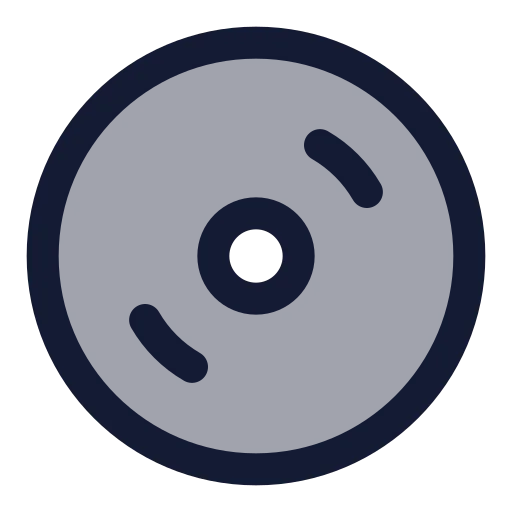 Disc 3 Icon in Duotone Rounded style