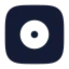 Discalbum icon with solid rounded style