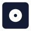 Discalbum icon with solid standard style