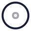Disc icon with twotone rounded style