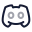 Discord icon with twotone rounded style
