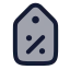 Discounttag icon with duotone rounded style