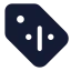 Discounttag icon with solid standard style