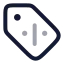 Discounttag icon with twotone rounded style