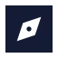 Discoversquare icon with solid sharp style