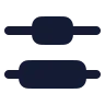 Distribute Vertical Center icon preview
