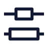Distribute Vertical Center icon preview