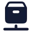 Distribution icon with solid standard style