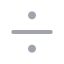 Divide icon with duotone rounded style