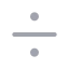 Divide icon with duotone rounded style