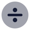 Divide Sign Circle icon preview
