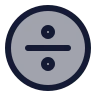 Divide Sign Circle icon preview